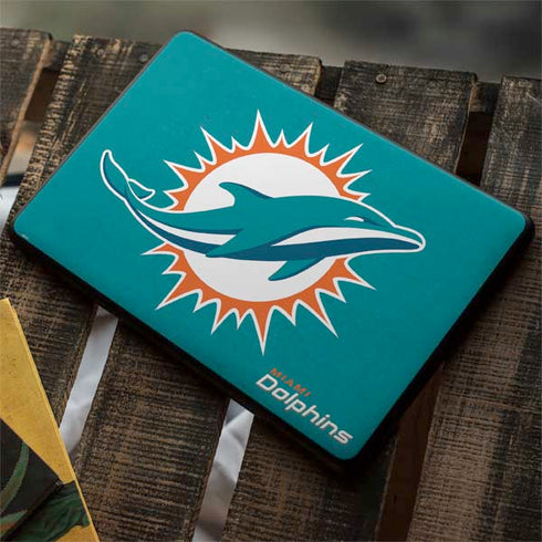 NFL Miami Dolphins Distressed- Aqua Google Pixelbook Go Skin
